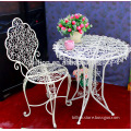 iron table and chair set